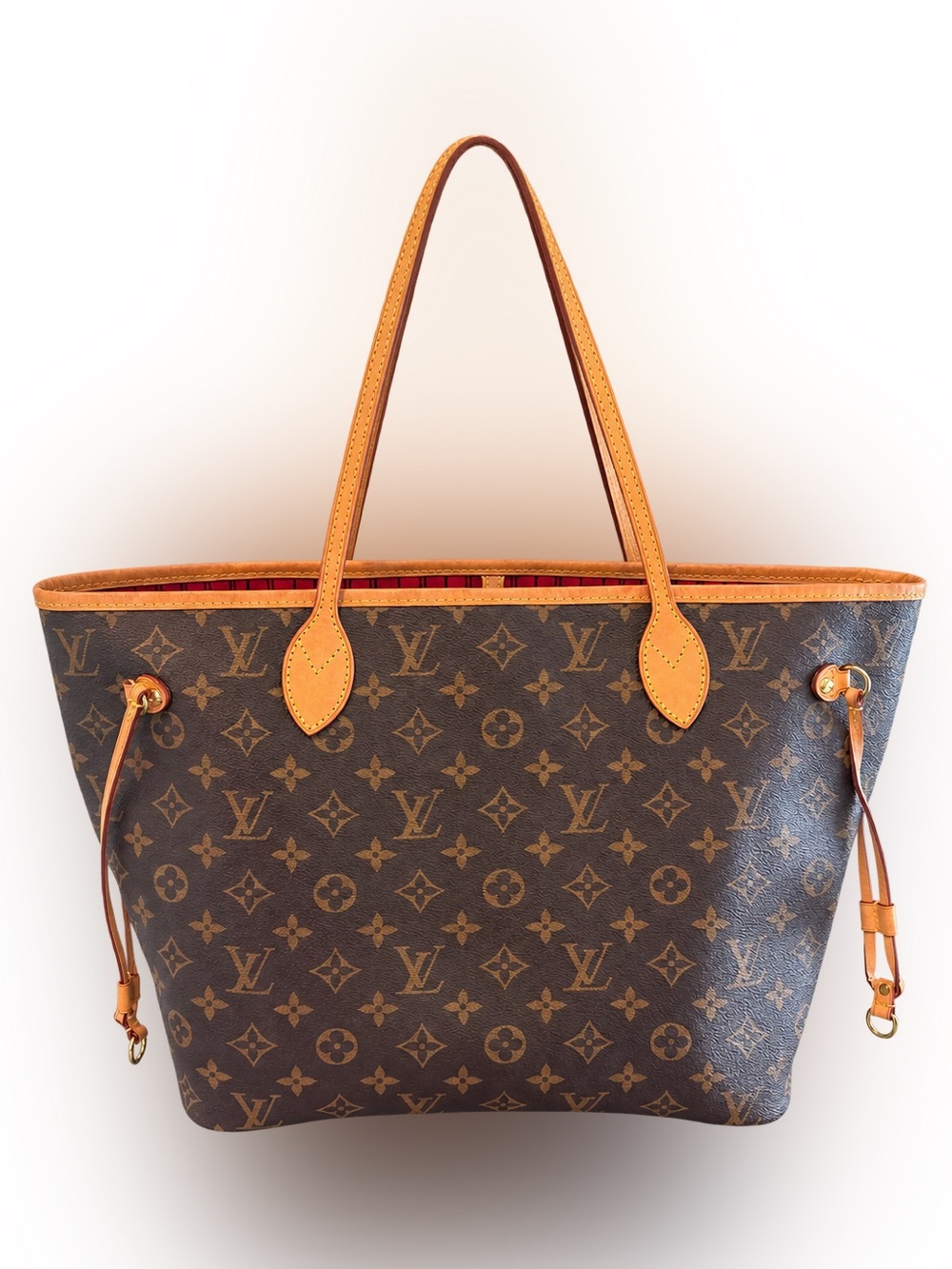 Louis Vuitton Monogram Neverfull GM Canvas Tote in Brown with Vachetta Trim